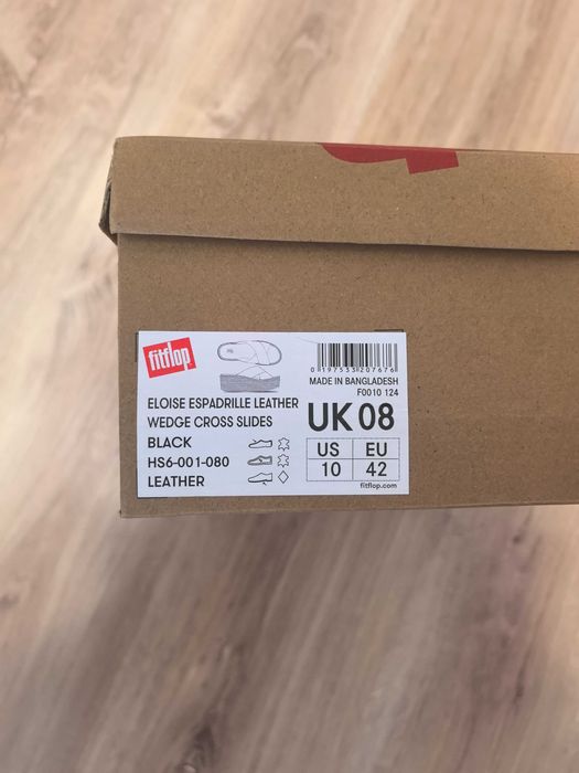 FitFlop Дамски кожени чехли Eloise Espadrille