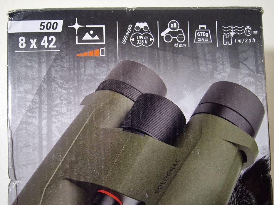 Binoclu Decathlon Solognac 500-8x42