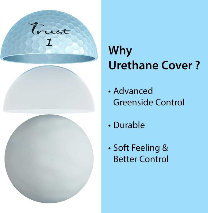 Trust Aurora Blue, топки за голф от 3 части