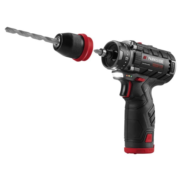 Нов Винтоверт+Импакт +две батерии 12V.Parkside performans  Германия