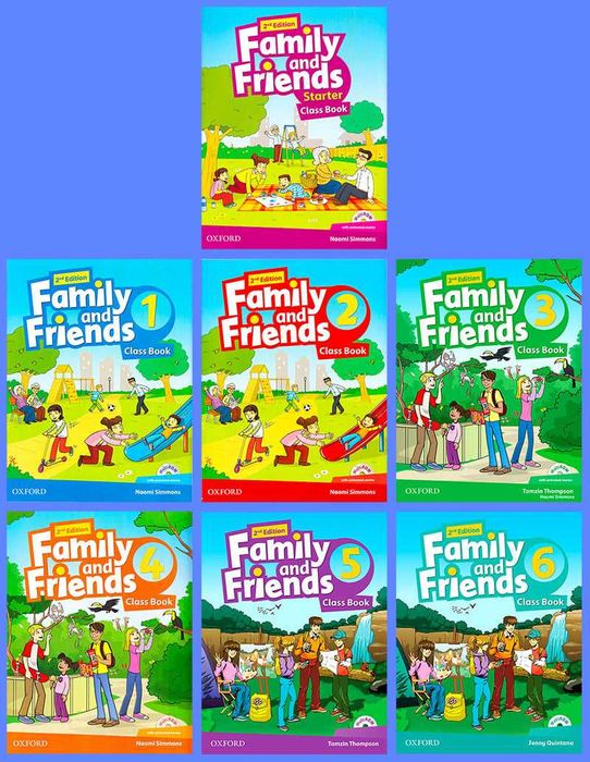 English File, Family and Friends и другие проверенные временем курсы.