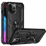 Husa iPhone 12 Pro Max, Armour Anti-soc Magnetica cu inel si stand