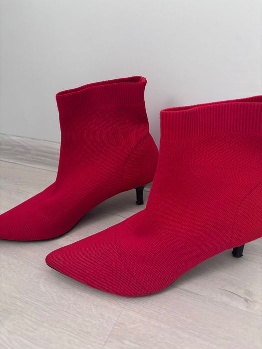 Чорап боти Pull&Bear червени размер 40