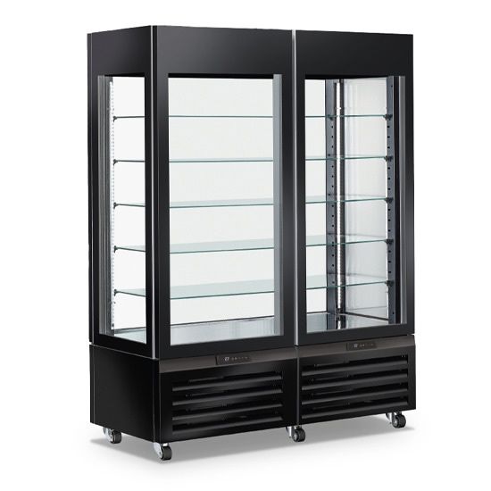 Vitrina verticala prezentare / Cofetarie / 142 cm / NOU