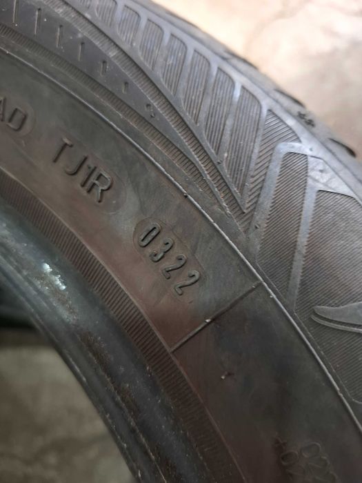 2 Всесезонни гуми Goodyear 185/65/15 ДОТ22 (безплатно поставяне)