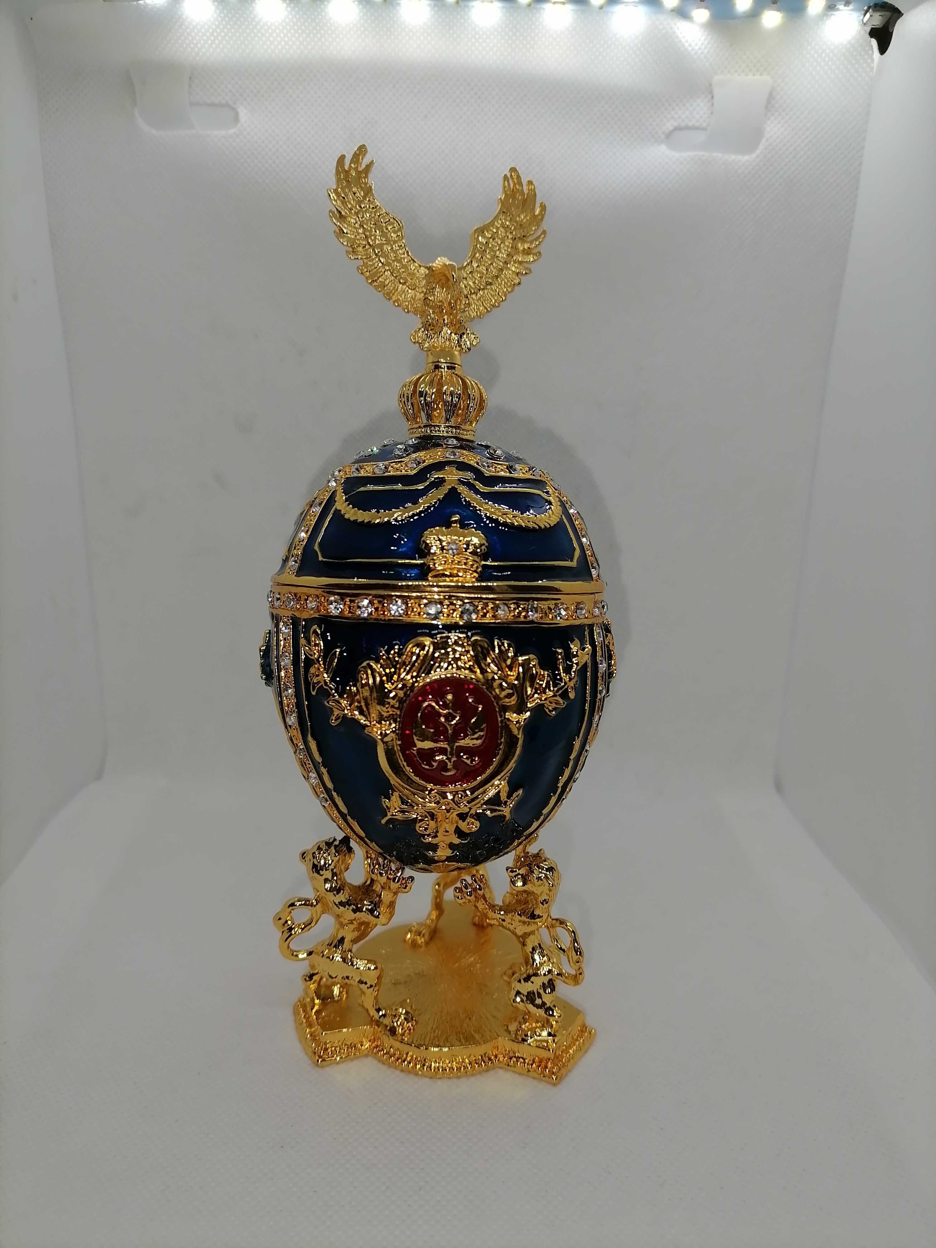 Ou Faberge Blue Lions +Cutie