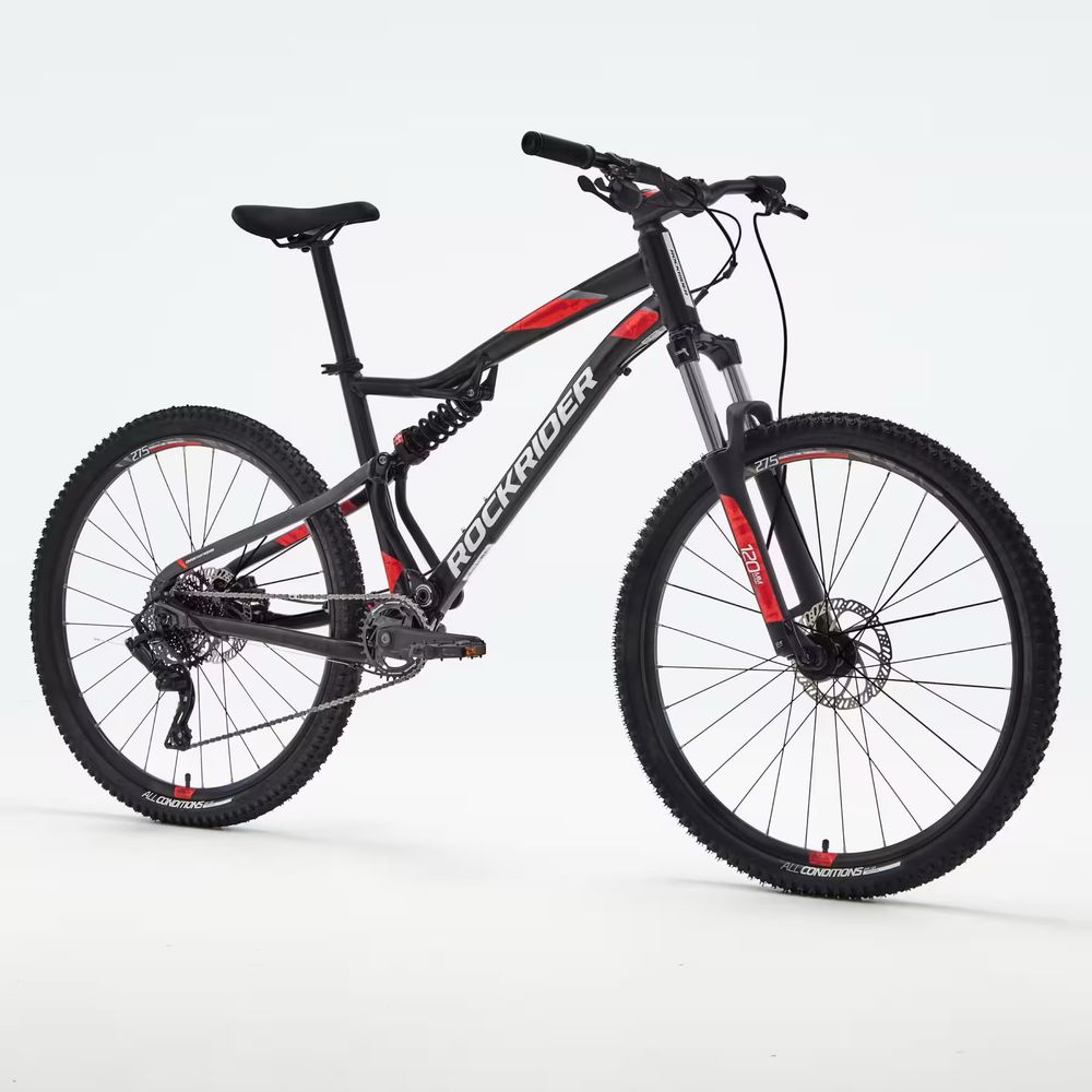 Bicicletă MTB ST 530 - 540  27,5" negru