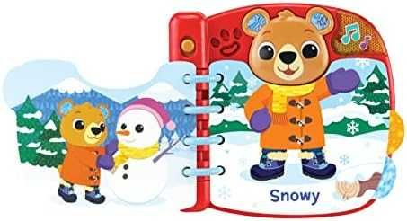 Детска играчка книга Мече време звук Подарък малко дете VTech 558303