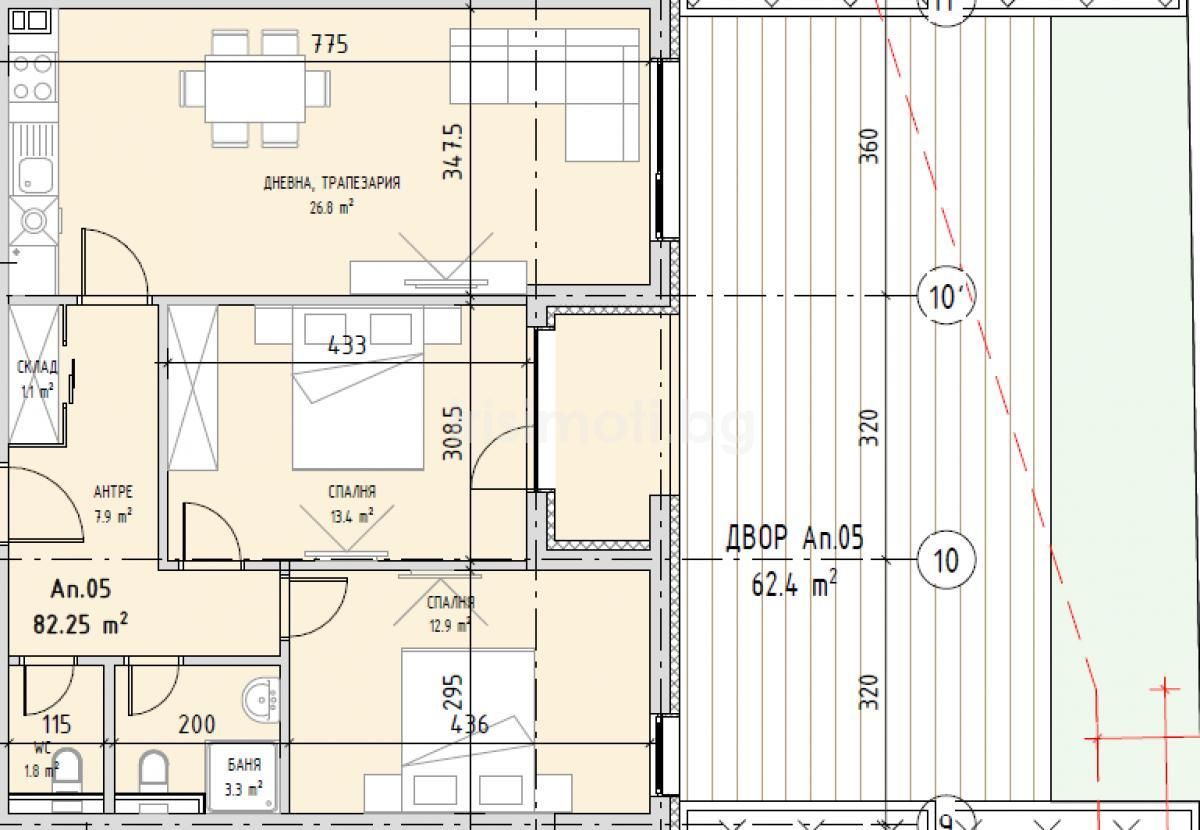 Продава се Тристаен апартамент в София, Малинова долина - 99 кв.м за 2299 €/кв.м - Снимка #5