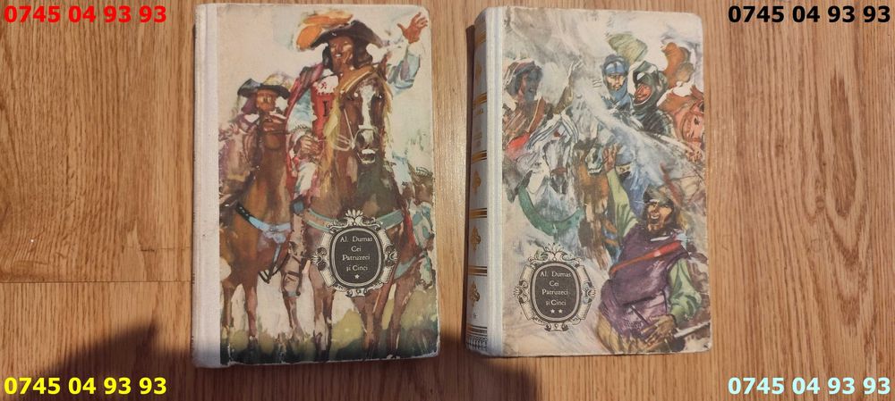 carte carti 2 vol Al. Dumas cei patruzeci si cinci pret pe ambele