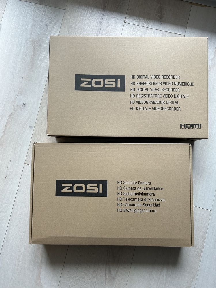 Zosi H.265+ Sistem DVR + 8 Camere securitate Indoor / Outdoor