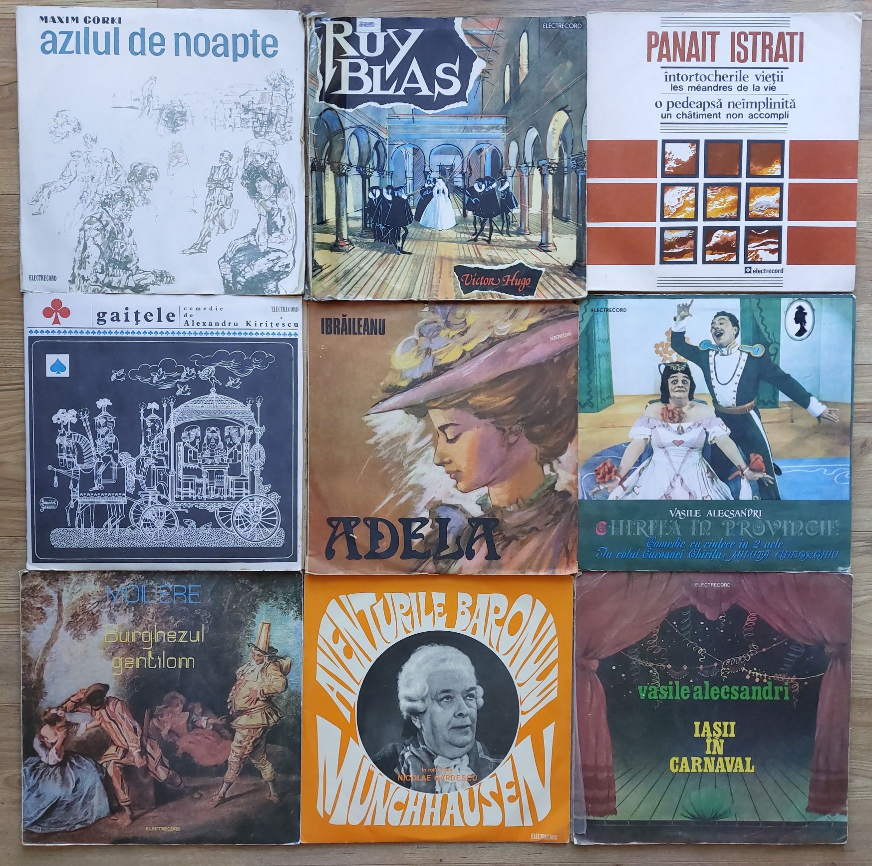 Discuri de Vinil Pick up Povesti Teatru Basme Ion Creanga Jules Verne
