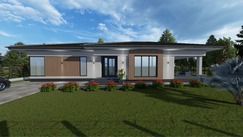 Casa parter la rosu , Satu Nou de Jos