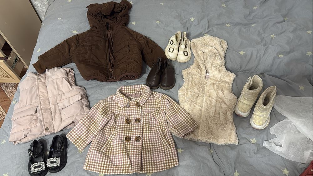 Вещи верхние пакетом на девочку