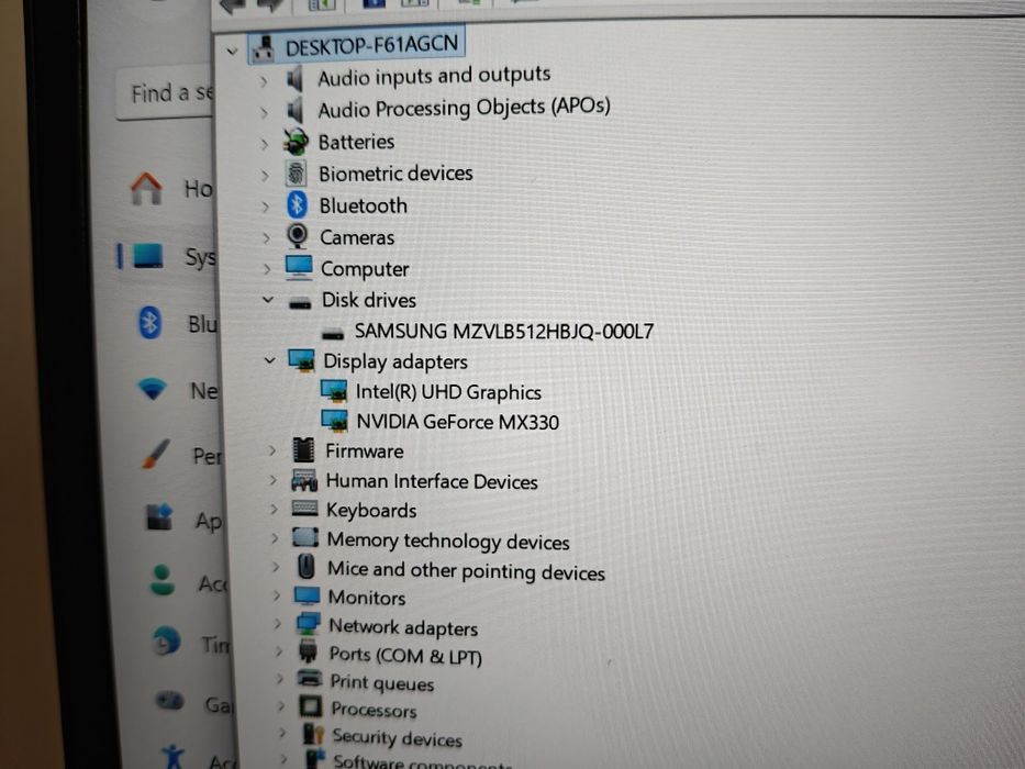 Laptop Lenovo ThinkPad T14 i7 RAM 48GB SSD 512GB NVIDIA MX330