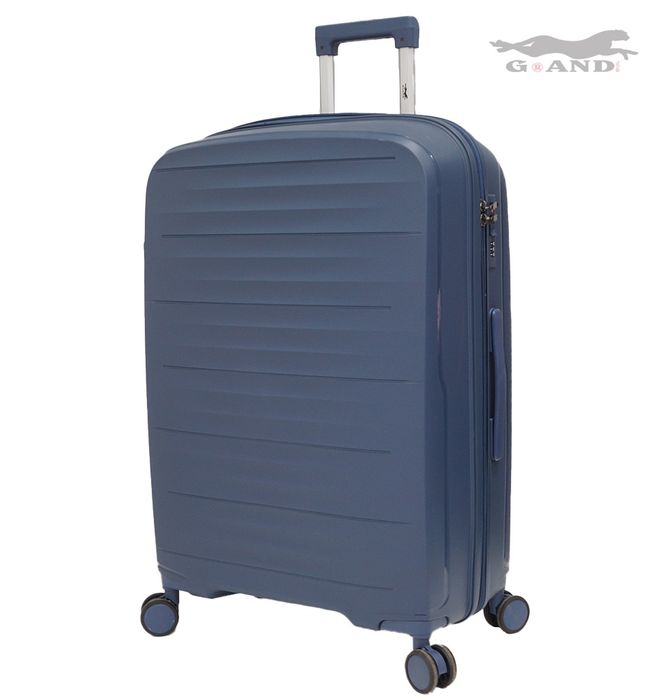 Голям куфар тъмно син 100л Grand Ghepard