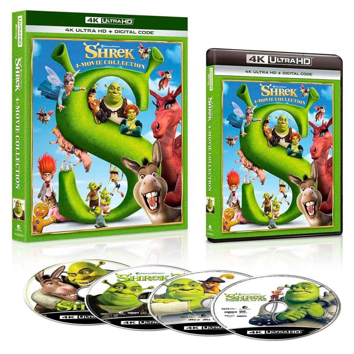 Shrek 1-4 [4K Ultra HD] - Шрек 1-4 /всичките филми/ с 4К качество