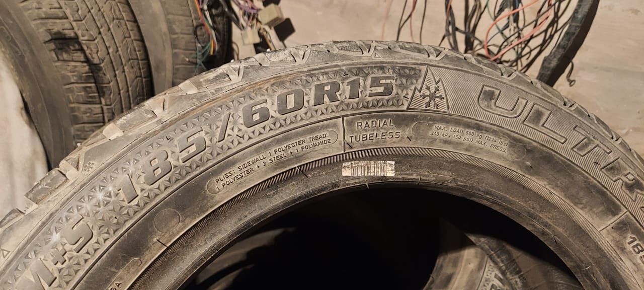 Продам колёса зима шипованные размер 185/60 R15