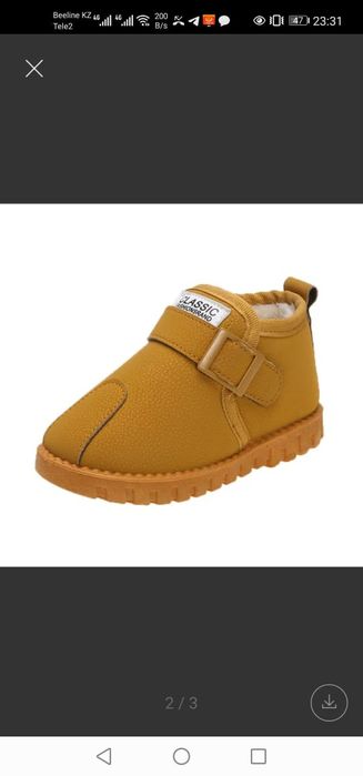 Продам ботинки детские осень-весна новые за 3500 тг