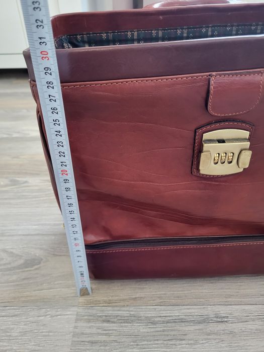Geanta piele Piquadro Nikolai gladstone weekender / doctor