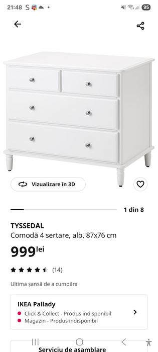 Comoda ikea Tyssedal