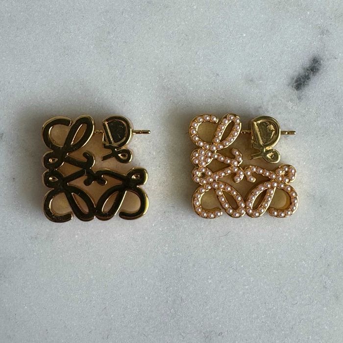 Cercei Loewe Pearl Pave