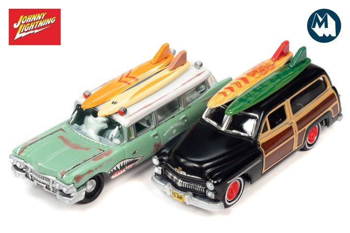 Machetă Woody si Cadillac 1/64 Johnny Lightning
