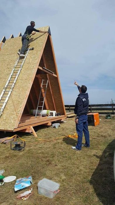 Vand cabana tip A Frame  4.3m x 7m
