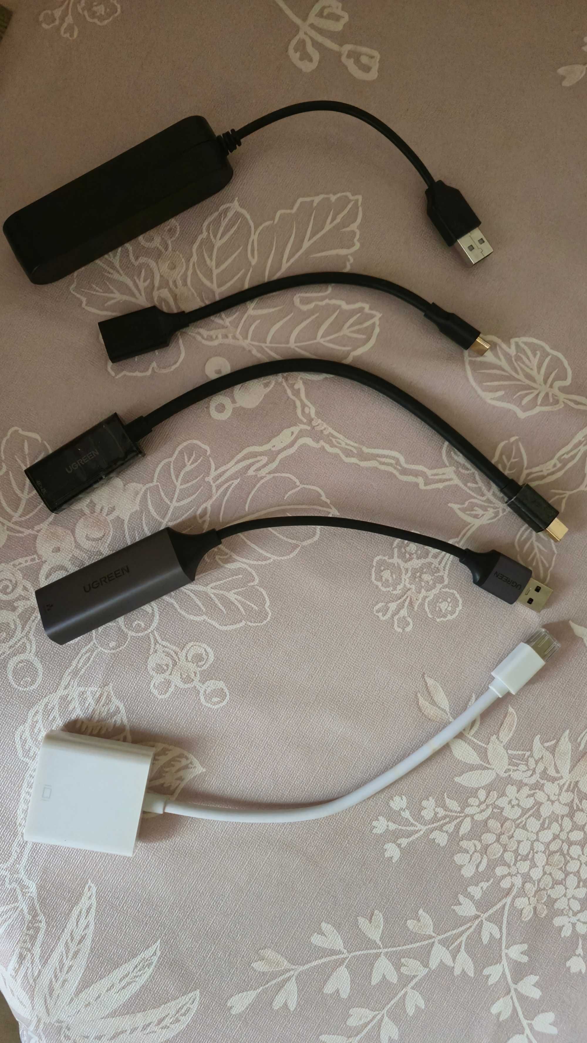 Кабели переходники адаптеры HDMI LAN MINI DISPLAY PORT USB TYPE C