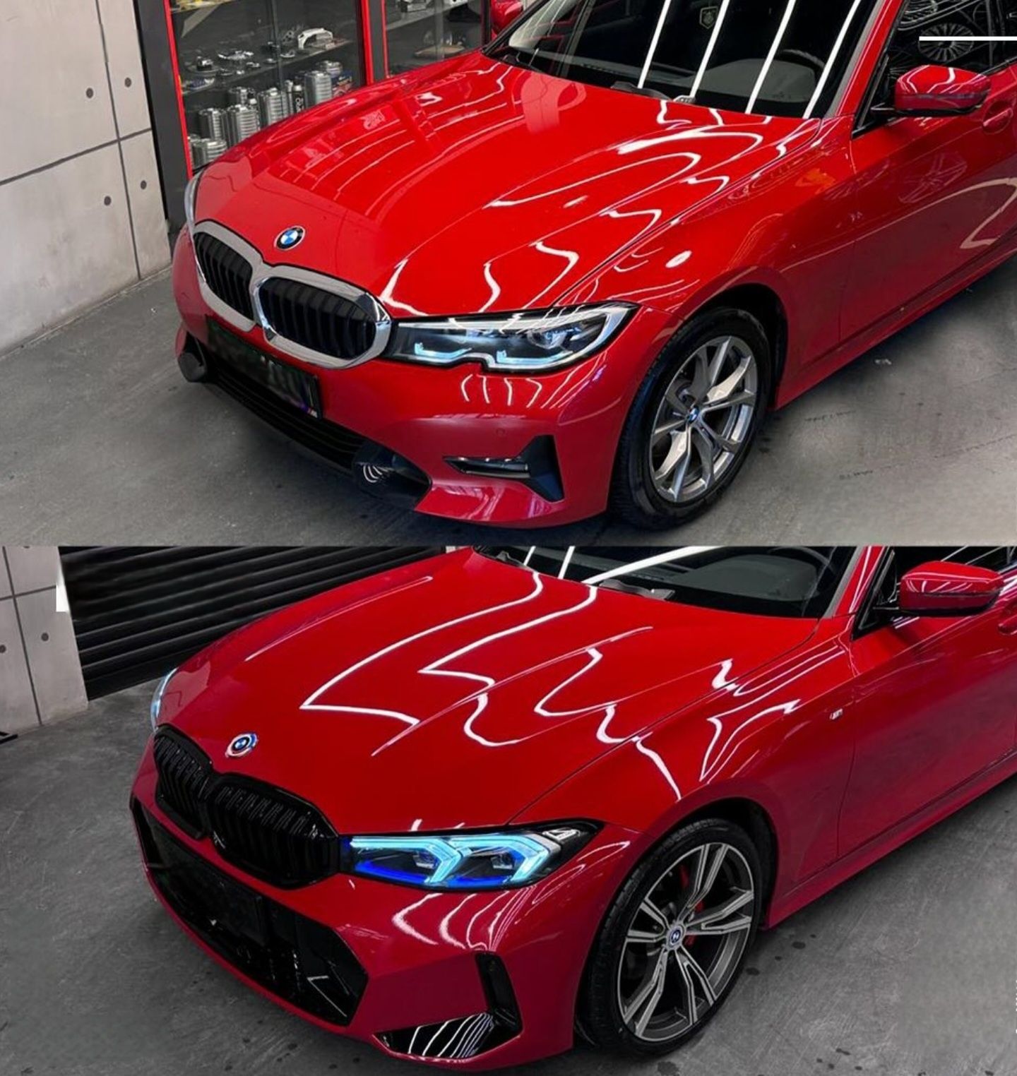 G20 LCI M340i пакет предна броня фарове задна броня дифузьор накрайниц
