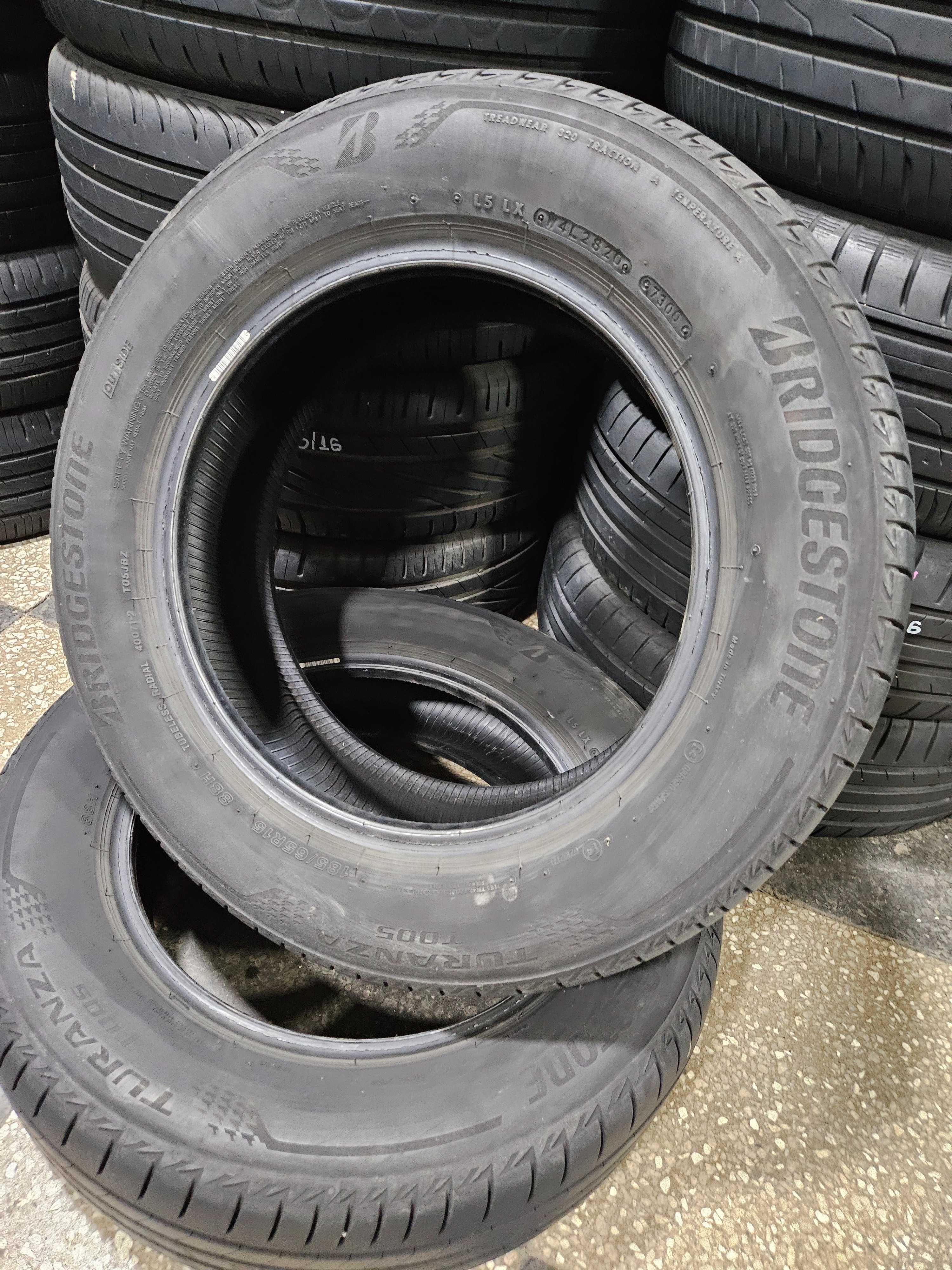 2бр 185/65/15 BRIDGESTONE 6,8мм грайфер дот:20г безплатен монтаж