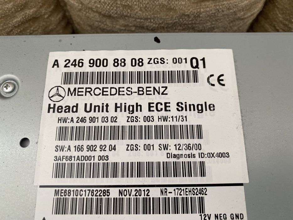 Navigatie / Unitate / Display Mercedes A B CLA GLA : A2469008808