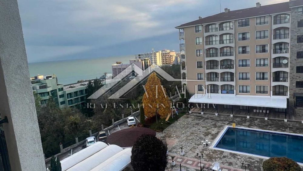 Двустаен под наем с морска гледка в Златни Пясъци