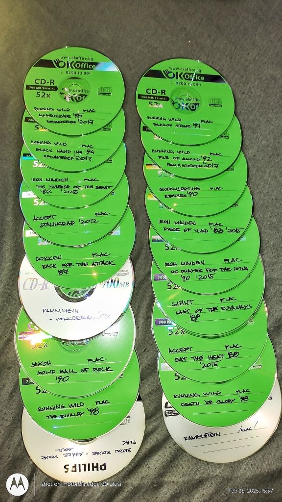 CD-R дискове с метъл