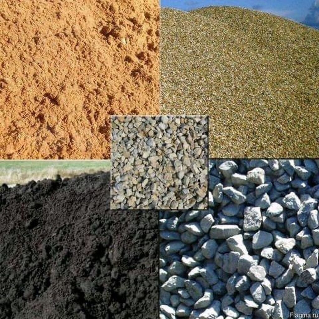 Песок Отсев глина грави