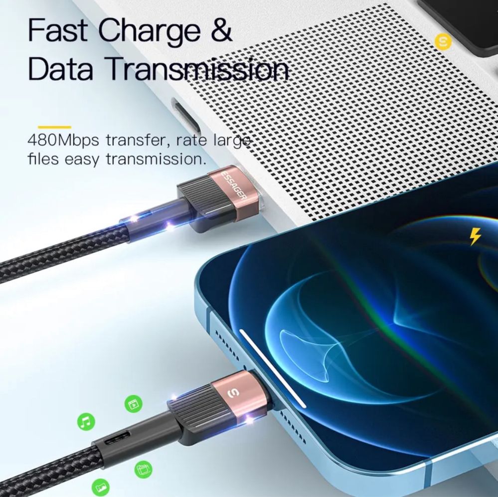 Cablu Iphone Lightning 2m Fast Charge