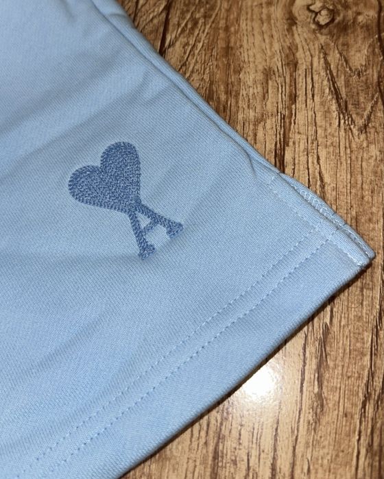 Pantaloni scurti AMI Paris Alexandre Mattiussi Baby Blue S
