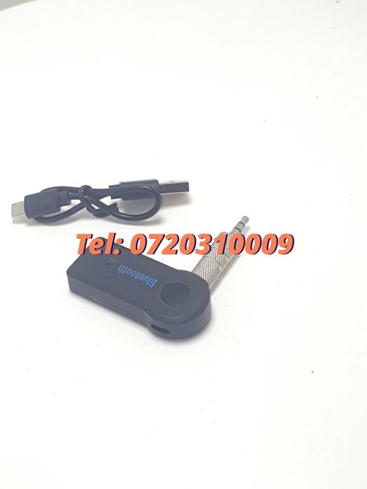 Adaptor Auxiliar Cu Bluetooth Cablu Usb Inclus Si Mufa Aux