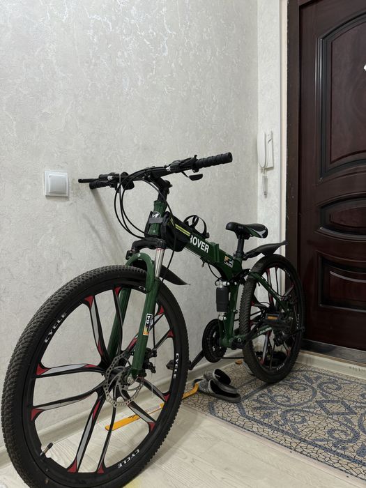 Велосипед сатылады,почти новый 2-айдалған,80кг дейін көтереді,спортивн