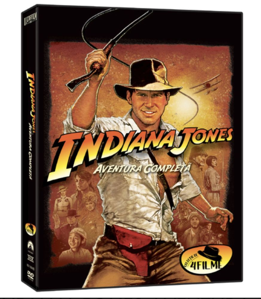 Filme DVD Indiana Jones 1-4 BoxSet ( Originale si Sigilate )