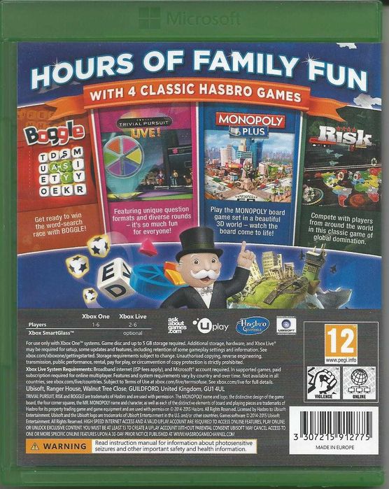 Vând Jocul  Hasbro - Family Fun Pack pentru Xbox One