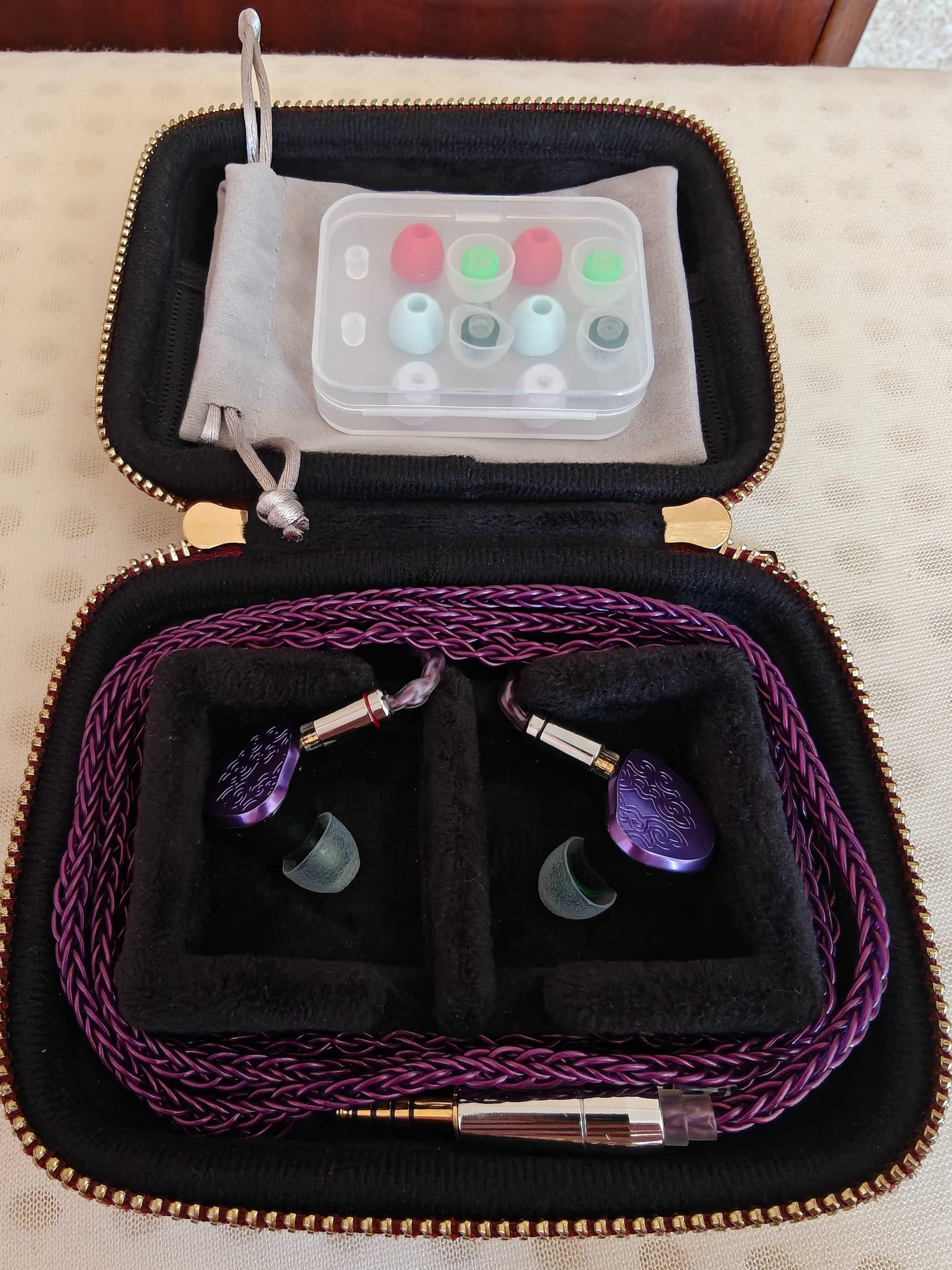 TANGZU Zetian Wu Planar IEM + NiceHCK 4.4  кабел – отлично състояние