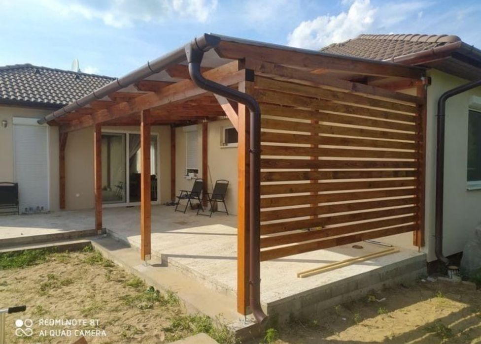 Construim terase foișoare și pergole