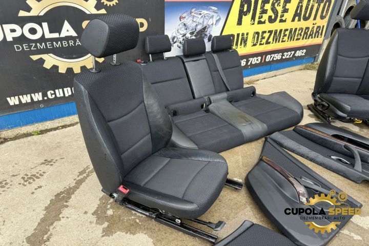Interior complet cu fete usi mahon (de Europa) BMW Seria 3 E91 [2004