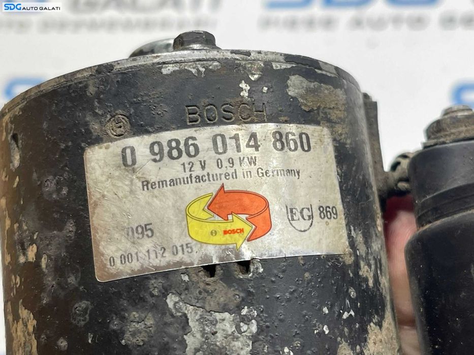 Electromotor cu 9 Dinti Opel Corsa C 1.2 2000 - 2006 Cod 0986014860 [B3292]