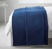 INDIRA cuvertura pat  IKEA 230X250 bumbac 100% albastru inchis