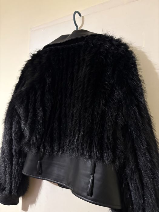 Дамско зимно кожено яке