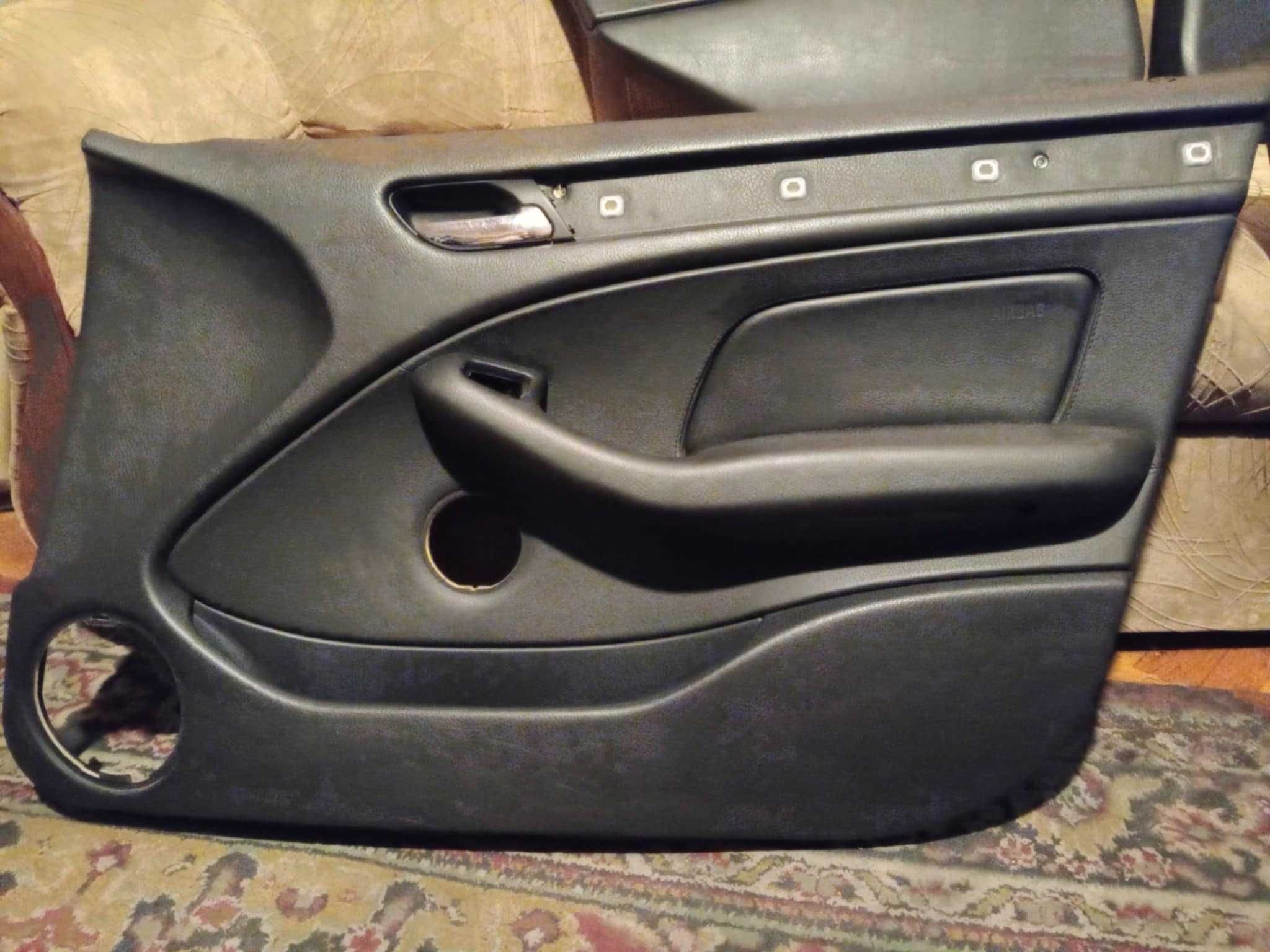 BMW E46 кожени кори за врати перфектни