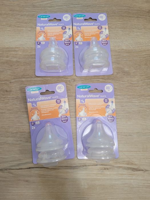 Tetina cu flux mediu, set de 2 bucati, Lansinoh