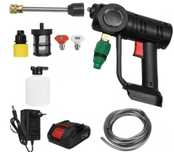 Aparat de spălat cu presiune puternic mobil 8 L/min 25 bari acumulator